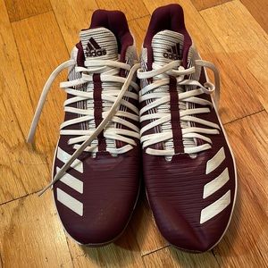 Adidas Men’s Size 10 Metal Baseball Cleats